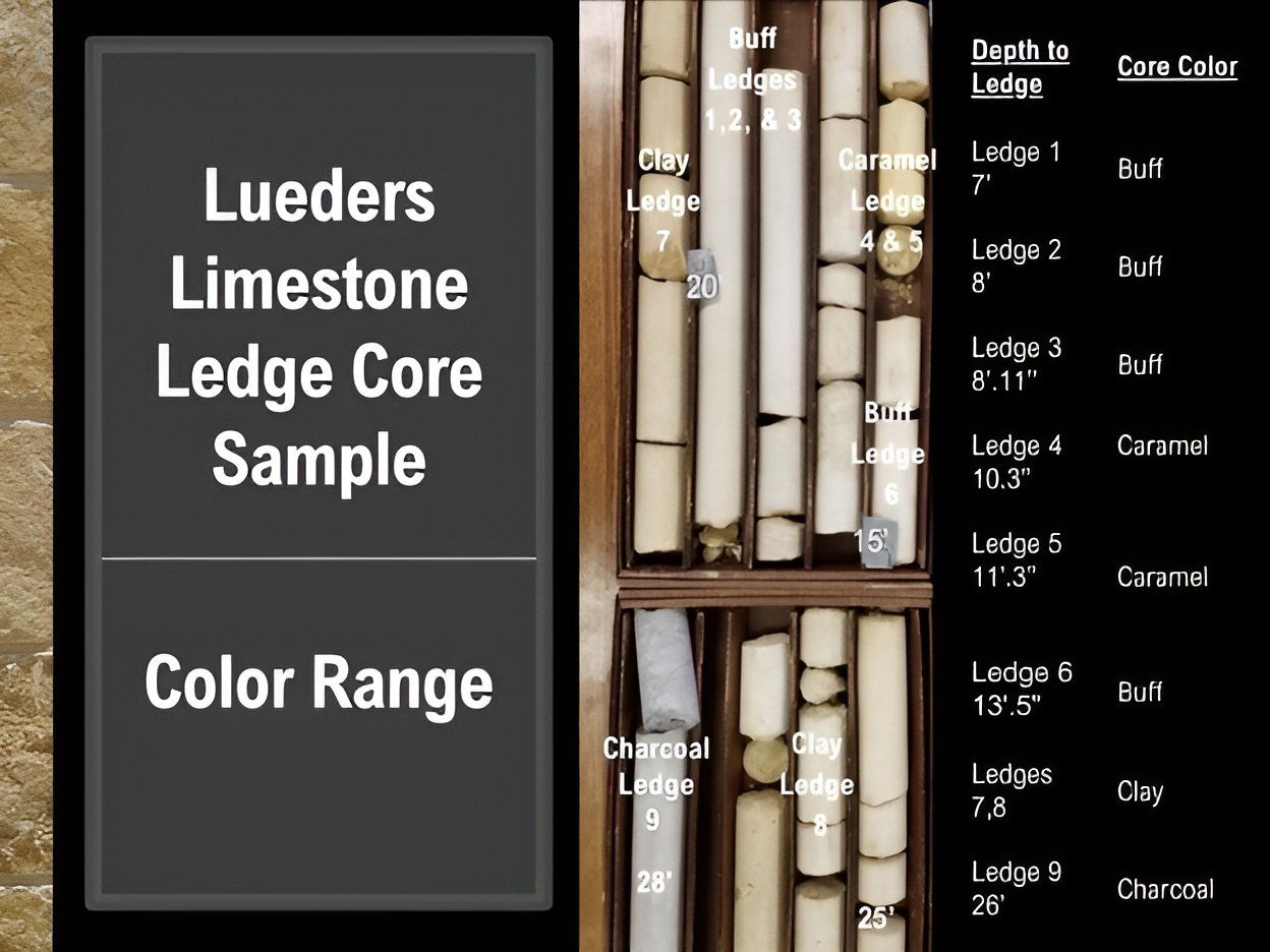 Lueders Limeston Color core